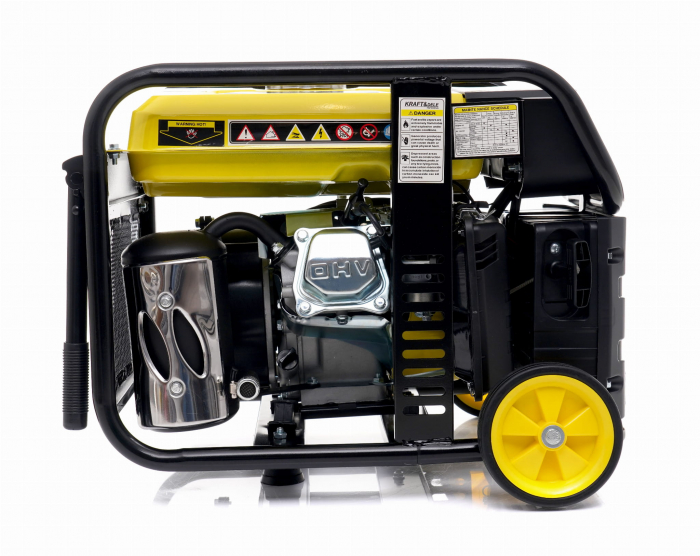 Generator curent cu invertor inverter 4.8kw 4800W 230V+manere si roti motor pe benzina 5.2CP (KD194) [6]