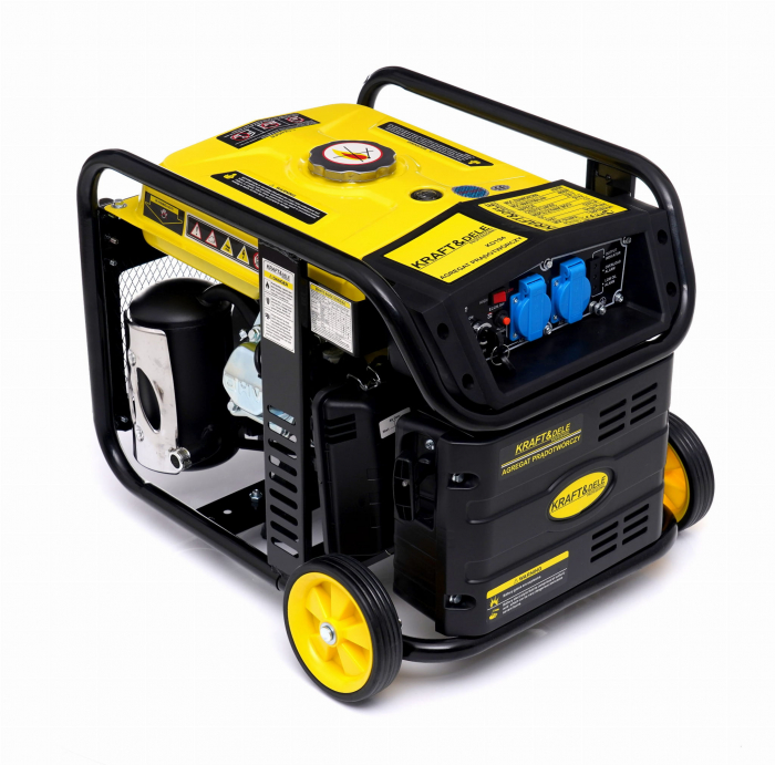 Generator curent cu invertor inverter 4.8kw 4800W 230V+manere si roti motor pe benzina 5.2CP (KD194) [7]