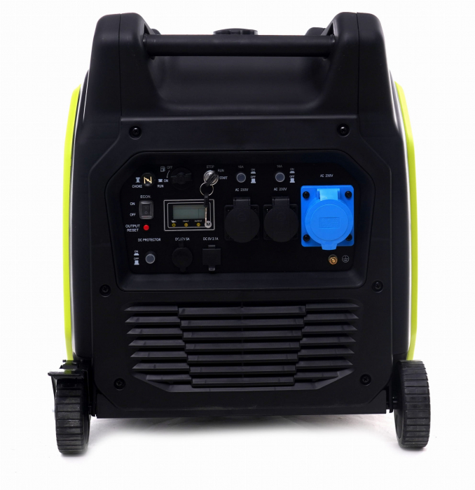 Generator curent cu invertor inverter 7.6kw 7600W 230V 12V motor pe benzina 9.5CP (KD682) [8]