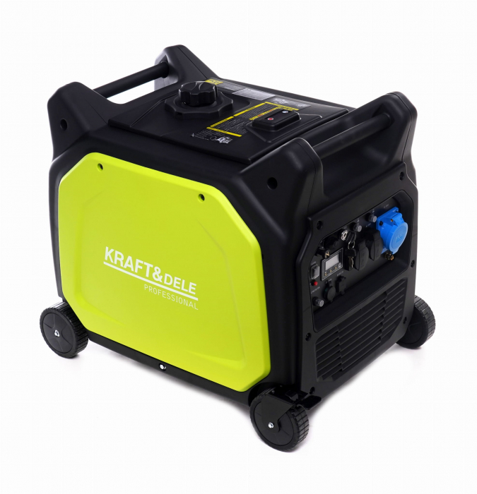 Generator curent cu invertor inverter 7.6kw 7600W 230V 12V motor pe benzina 9.5CP (KD682) [4]