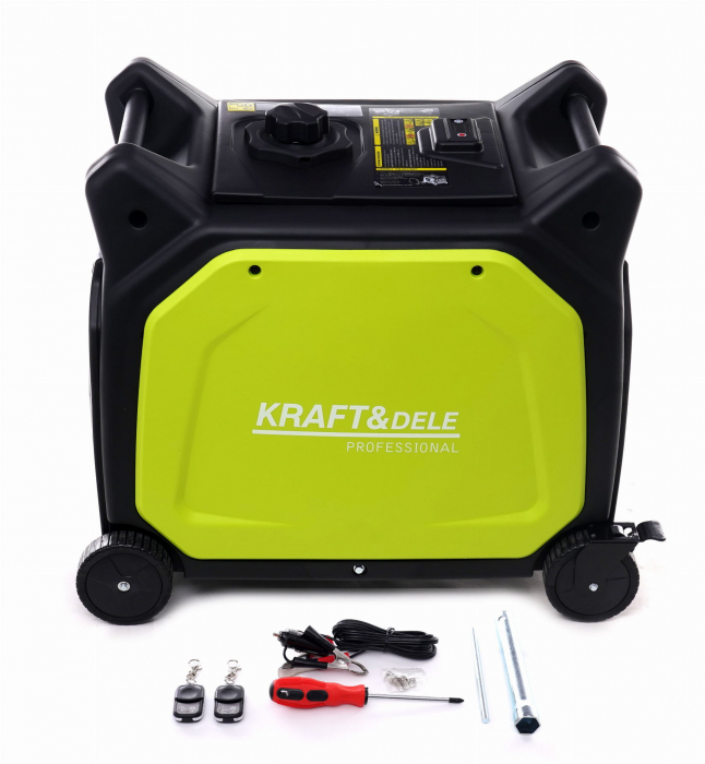 Generator curent cu invertor inverter 7.6kw 7600W 230V 12V motor pe benzina 9.5CP (KD682) [1]