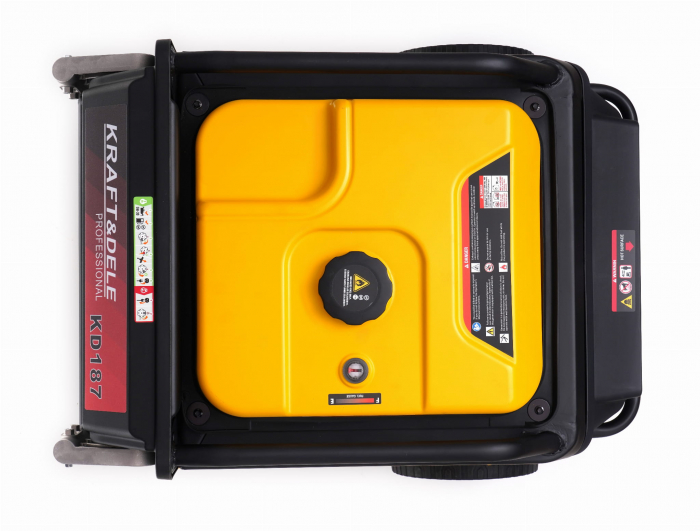 Generator curent cu invertor inverter 8.5kw 8500W 230V 12V+pornire electrica pe benzina (KD187) [5]