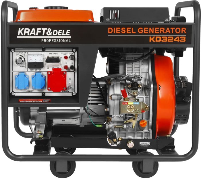 Generator curent motor diesel 7 kW 2x230, 400V (KD3243) [23]