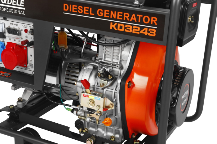 Generator curent motor diesel 7 kW 2x230, 400V (KD3243) [14]