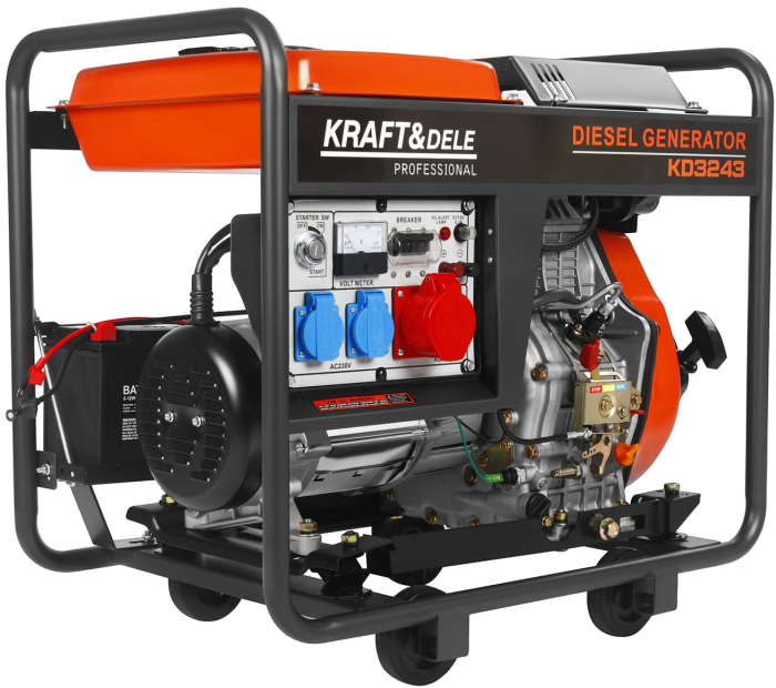 Generator curent motor diesel 7 kW 2x230, 400V (KD3243) [4]