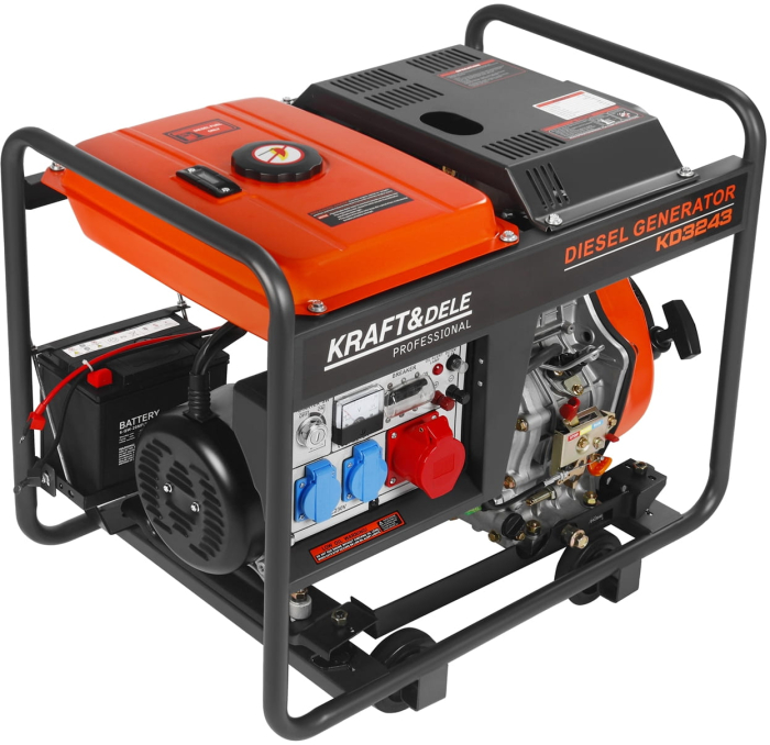 Generator curent motor diesel 7 kW 2x230, 400V (KD3243) [3]