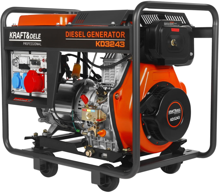 Generator curent motor diesel 7 kW 2x230, 400V (KD3243) [2]