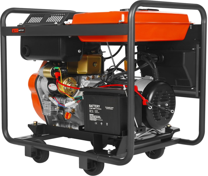 Generator curent motor diesel 7 kW 2x230, 400V (KD3243) [18]