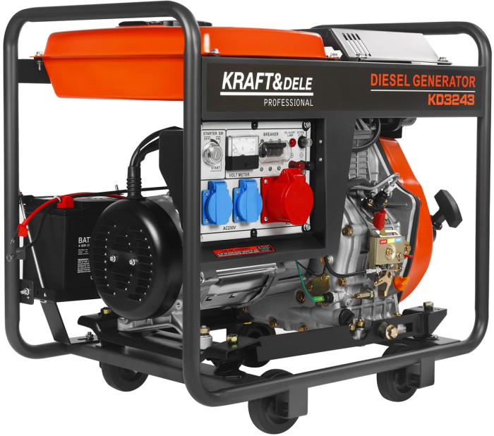 Generator curent motor diesel 7 kW 2x230, 400V (KD3243) [21]