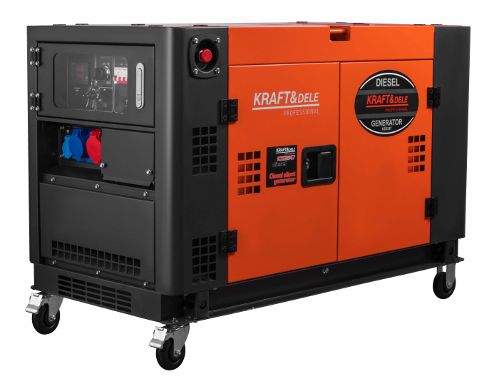 Generator de curent diesel trifazic 18kW 230V/400V pornire electrica la cheie (KD3247) [4]