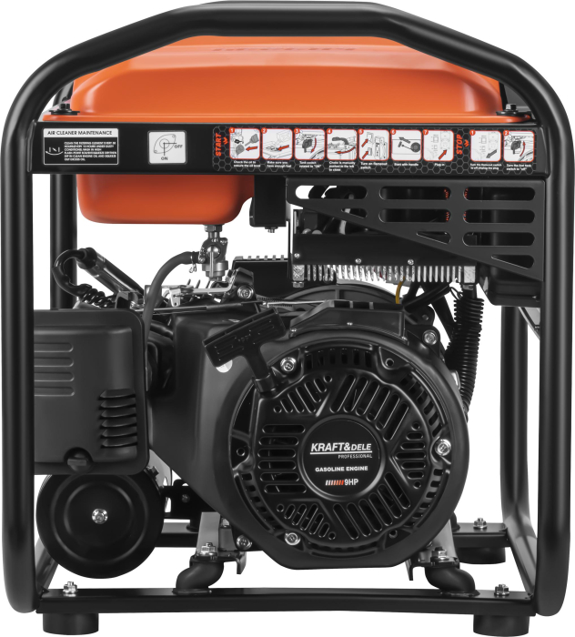 Generator de curent invertor 5.8-6.2kW cu aparat de sudura 250A motor 236cc (KD3234) [4]