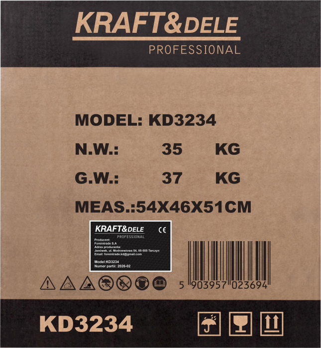Generator de curent invertor 5.8-6.2kW cu aparat de sudura 250A motor 236cc (KD3234) [17]
