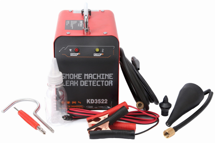 Generator de fum detector pentru verificarea scurgerilor conducte auto tevi 18lmin 12V 23 PSI + accesorii (KD3522) [5]