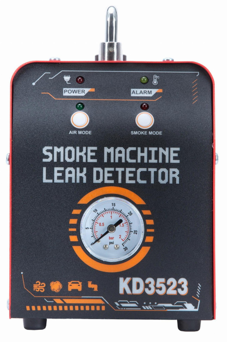 Generator de fum detector pentru verificarea scurgerilor conducte auto tevi 20lmin 12V 23 PSI + accesorii (KD3523) [5]