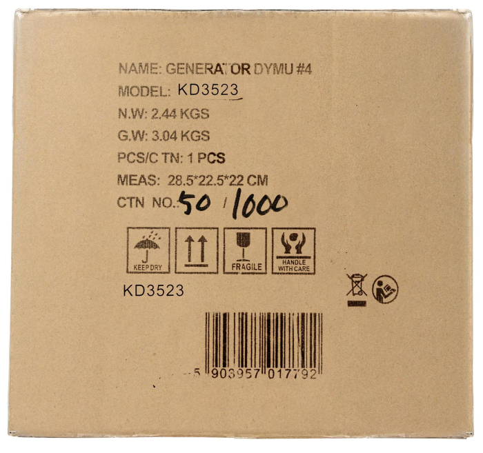 Generator de fum detector pentru verificarea scurgerilor conducte auto tevi 20lmin 12V 23 PSI + accesorii (KD3523) [13]