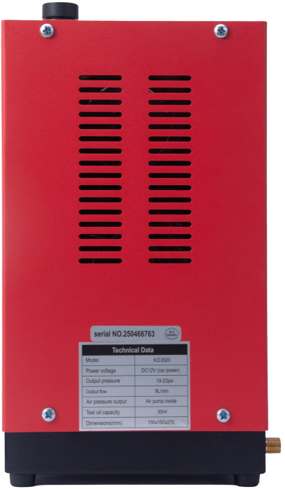 Generator de fum detector pentru verificarea scurgerilor conducte auto tevi 9lmin 12V 23 PSI + accesorii (KD3520) [9]