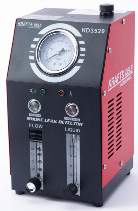 Generator de fum detector pentru verificarea scurgerilor conducte auto tevi 9lmin 12V 23 PSI + accesorii (KD3520) [6]