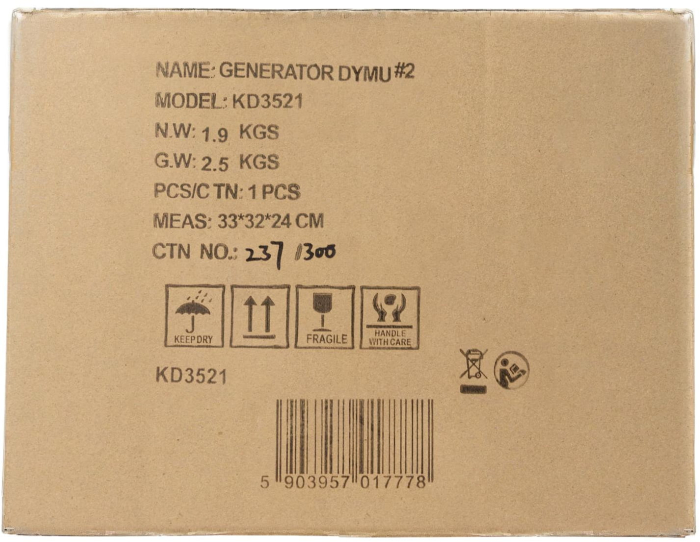 Generator de fum detector pentru verificarea scurgerilor conducte auto tevi 9lmin 12V 23 PSI + accesorii (KD3521) [17]