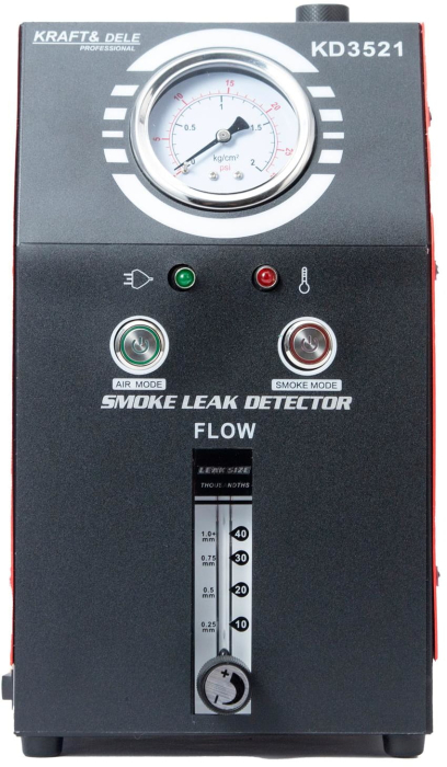 Generator de fum detector pentru verificarea scurgerilor conducte auto tevi 9lmin 12V 23 PSI + accesorii (KD3521) [8]