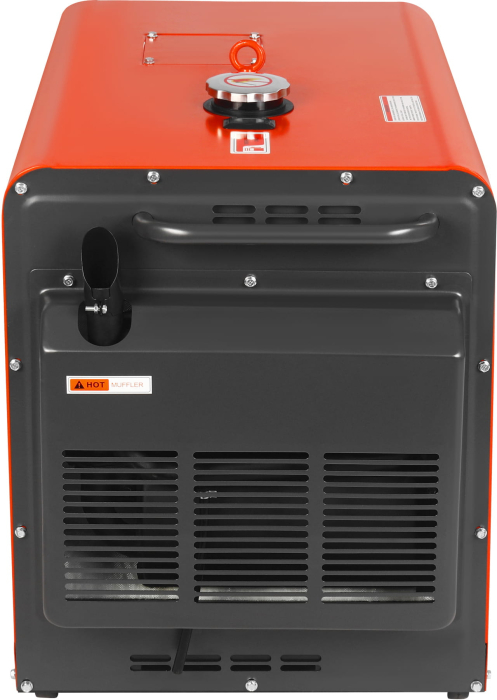 Generator diesel monofazat 7kW cu ATS, 230V, pornire electrica, carcasa insonorizata (KD3242) [13]