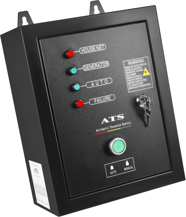 Generator diesel monofazat 7kW cu ATS, 230V, pornire electrica, carcasa insonorizata (KD3242) [38]