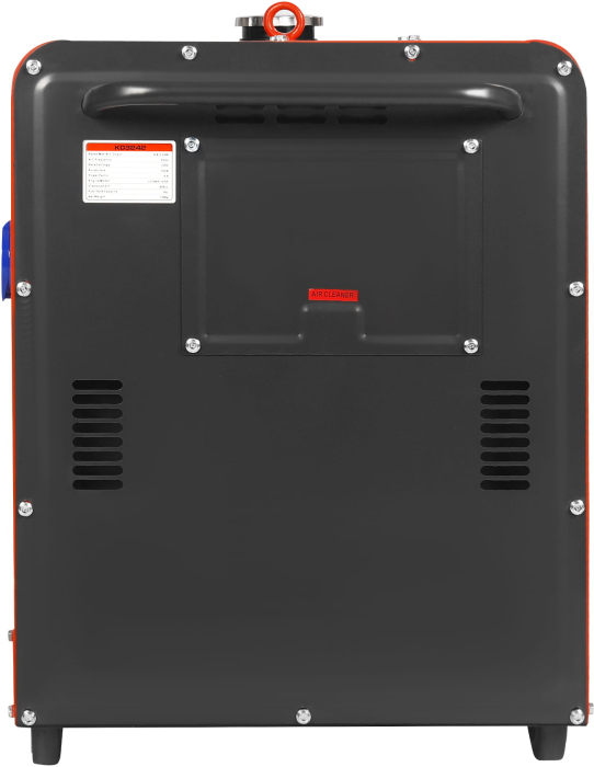 Generator diesel monofazat 7kW cu ATS, 230V, pornire electrica, carcasa insonorizata (KD3242) [8]