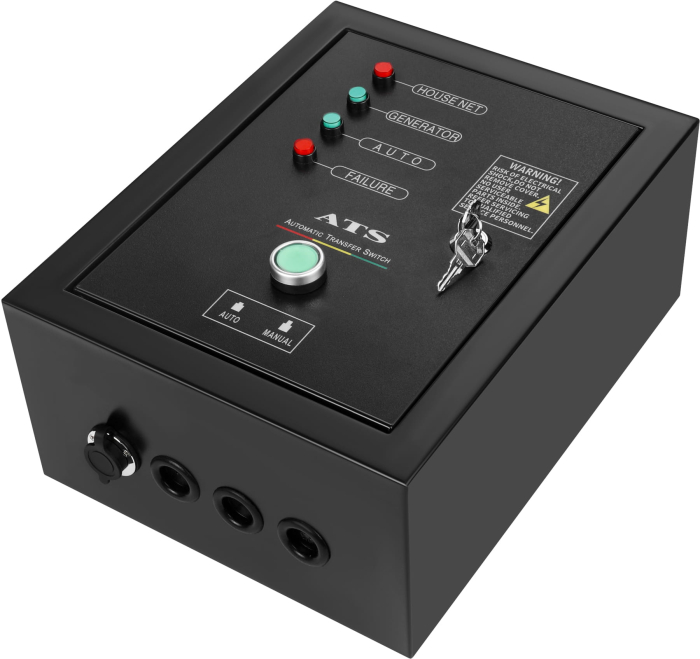 Generator diesel monofazat 7kW cu ATS, 230V, pornire electrica, carcasa insonorizata (KD3242) [32]