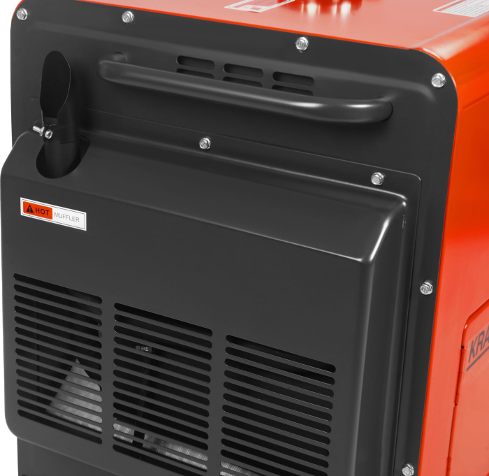 Generator diesel trifazat 7kW cu ATS, 230V/400V, pornire electrica, carcasa insonorizata (KD3241) [21]