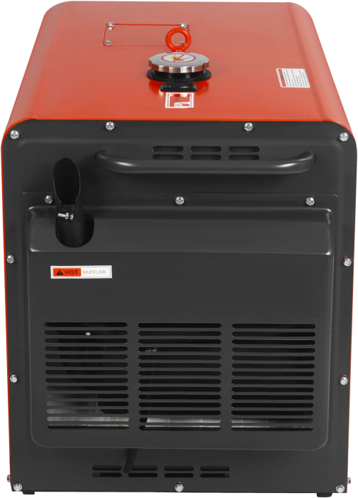 Generator diesel trifazat 7kW cu ATS, 230V/400V, pornire electrica, carcasa insonorizata (KD3241) [10]