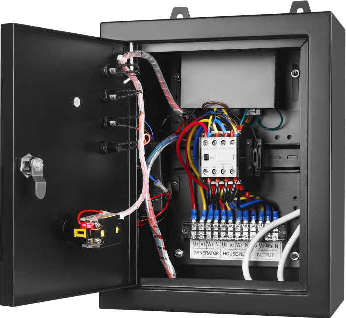 Generator diesel trifazat 7kW cu ATS, 230V/400V, pornire electrica, carcasa insonorizata (KD3241) [34]