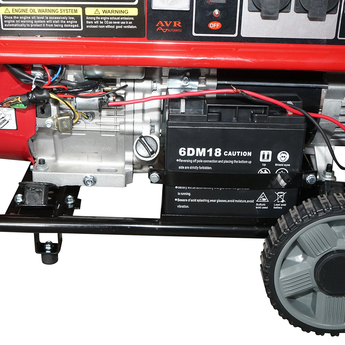 Generator electric cu ATS 7kW/220V, motor pe benzina 18CP, pornire electrica/manuala Breckner Germany DISTW22 (BK76318) [13]