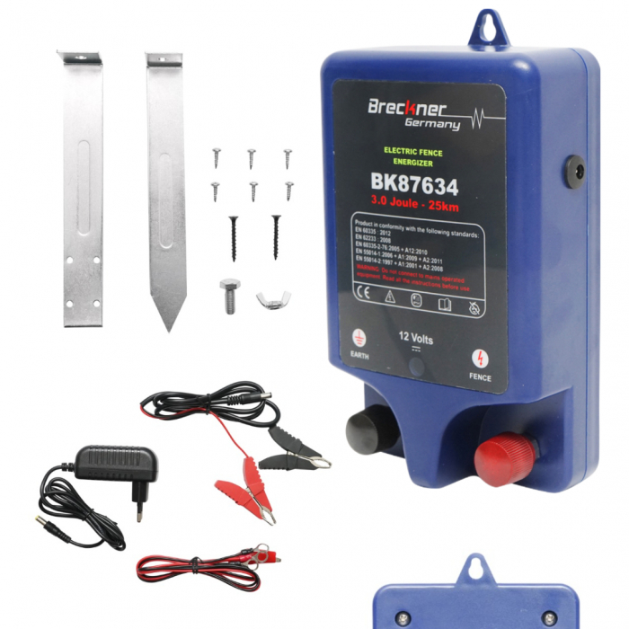Generator impulsuri pentru gard electric 3 Joule 25 km cu impamantare DISNX20 (BK87634) [1]