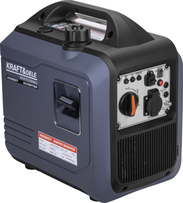 Generator inverter invertor benzina 2,7kW 230V motor 4 timpi racit cu aer (KD3237) [4]