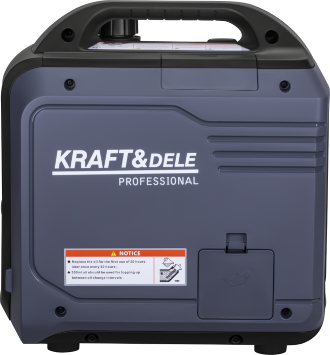 Generator inverter invertor benzina 2,7kW 230V motor 4 timpi racit cu aer (KD3237) [2]