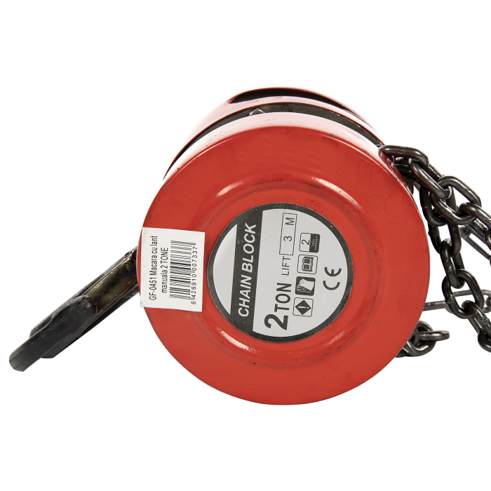 Scripete, Macara cu Lant, Palan Manual, 2 Tone lant 3m 11kg (GF-0451) [4]
