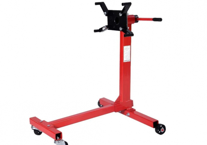 Girafa macara hidraulica scos motor 2 T + suport rotativ pentru motoare auto 450 kg + traversa suport manual motor 0.5 T (KD320+KD324+KD1361) [2]