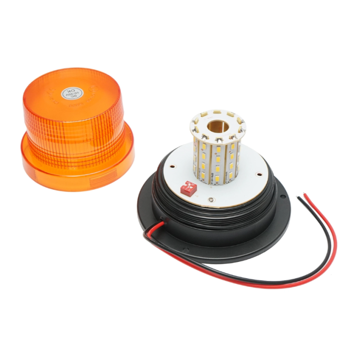 Girofar LED 10-30V cu 3 functii, prindere in 3 suruburi IP65 (DISPH14) [2]