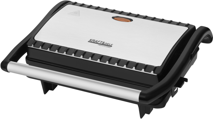 Gratar electric 2200W cu placi antiaderente si carcasa inox pentru sandvisuri si carne (KD4200) [4]