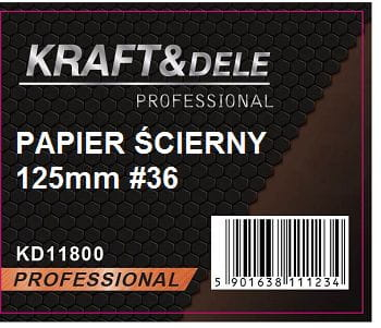 Hârtie abrazivă 50 buc. Disc Velcro P36 de 125 mm (KD11800) [2]