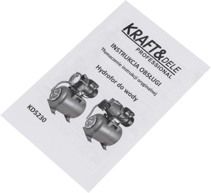 Hidrofor apa 24L 1200W inaltime 50m adancime 8m 3600L/h 60L/min (KD5230) [12]