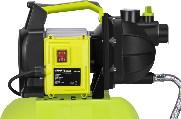 Hidrofor pompa apa cu vas expansiune 20L 1200W debit 3400 l h pentru irigatii gradina (KD5272) [12]