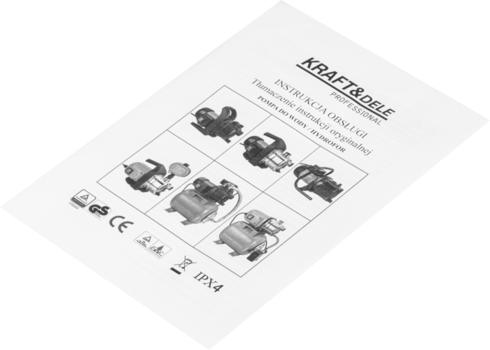 Hidrofor pompa apa cu vas expansiune 20L 1200W debit 3400 l h pentru irigatii gradina (KD5272) [5]