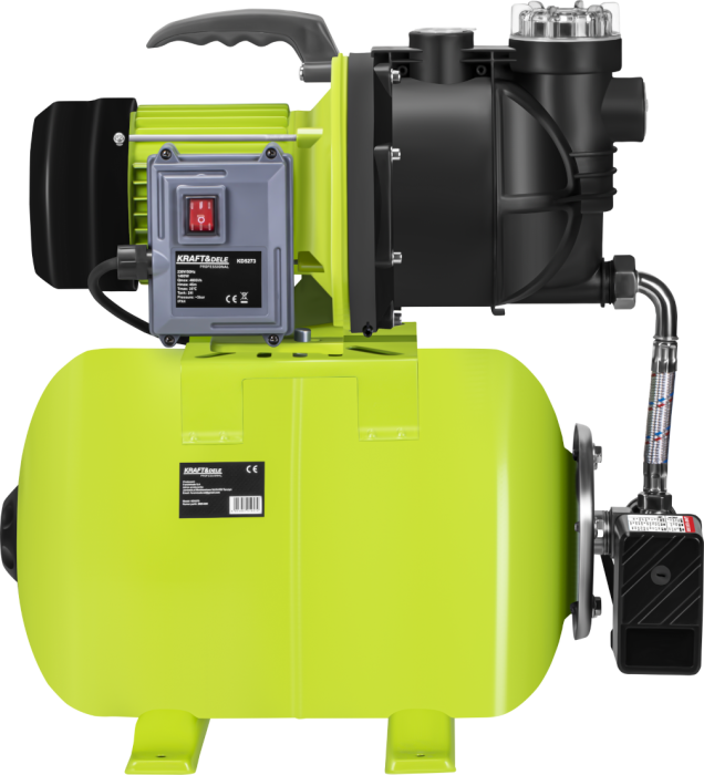 Hidrofor pompa apa cu vas expansiune 24L 1400W debit 4800 l h pentru irigatii gradina (KD5273) [7]