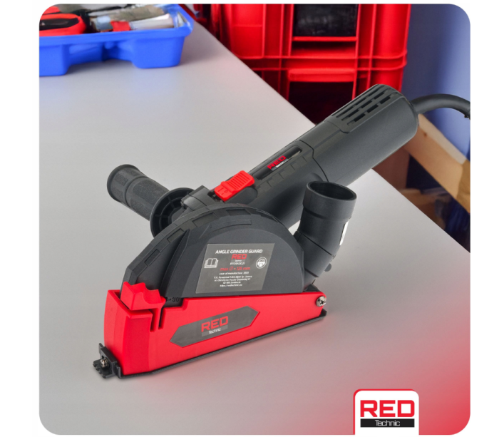 Husa antipraf polizor unghiular 115-125mm extractie 36mm reglare adancime 7-34mm adaptor universal (RTOSK0021) [13]