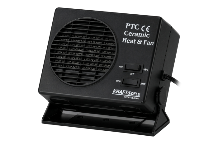 Incalzitor auto 12V, 150/300 W, cu ventilator si dezaburire (KD6524) [9]