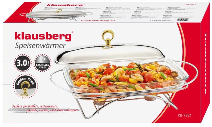 Incalzitor de alimente sticla si suport otel inoxidabil 3l (KB-7921) [9]