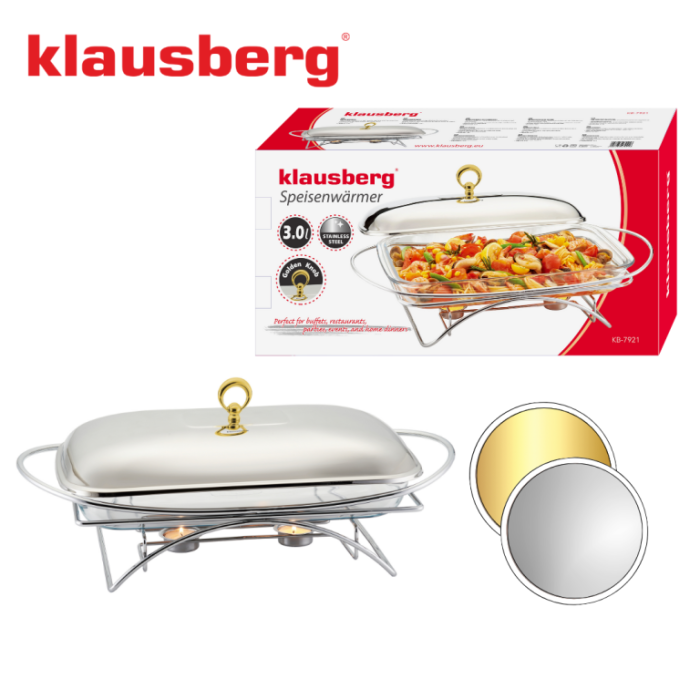 Incalzitor de alimente sticla si suport otel inoxidabil 3l (KB-7921) [3]