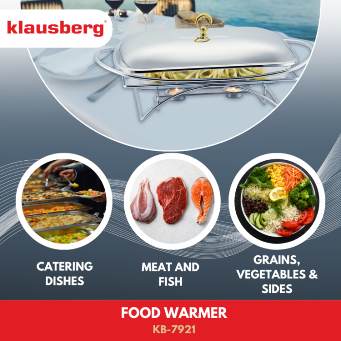 Incalzitor de alimente sticla si suport otel inoxidabil 3l (KB-7921) [6]