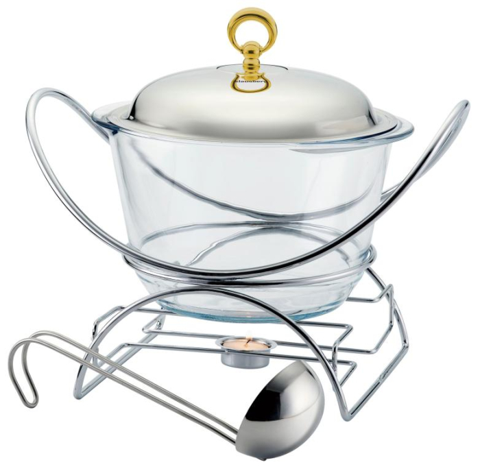 Incalzitor de alimente sticla si suport otel inoxidabil 4l (KB-7920) [3]