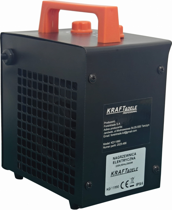 Incalzitor electric aeroterma 2.5kw 2500w 3 viteze monofazic monofazat (KD11990) [12]